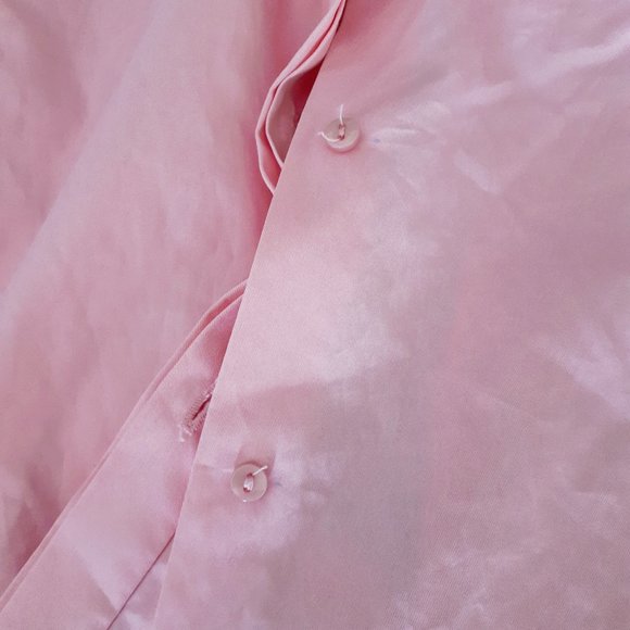 NWOT Zara bubblegum pink open back statement puff sleeve crop blouse, S - Picture 9 of 10